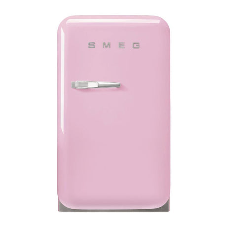 pink retro mini fridge