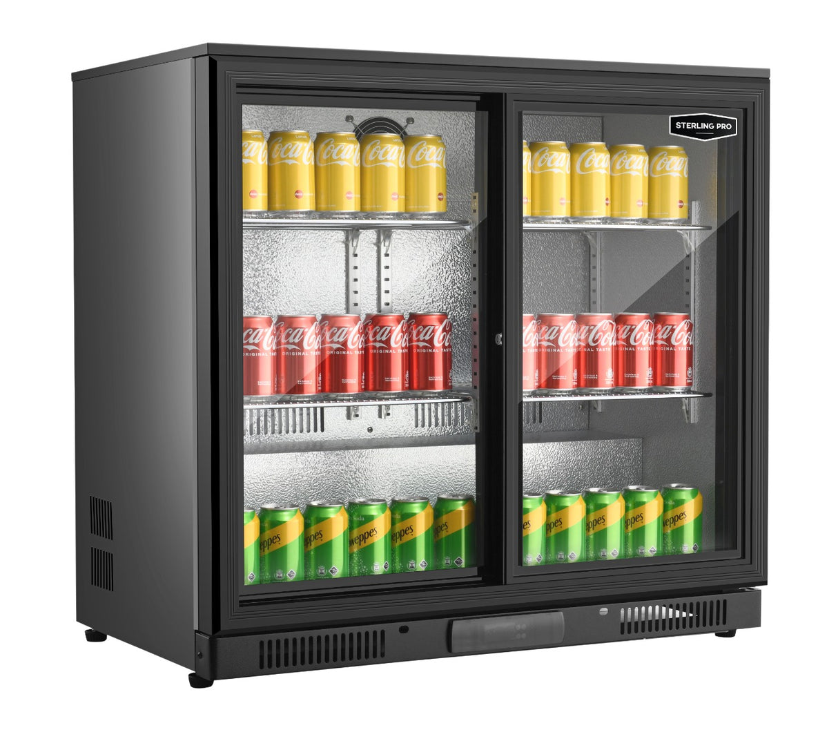 2 door sliding bottle cooler