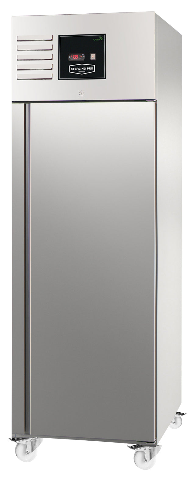 single door fridge commercial