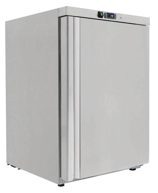 stainless steel undercounter freezer