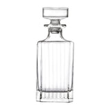 RCR Cristalleria Timeless Square Whisky Decanter 750ml (4 Pack)