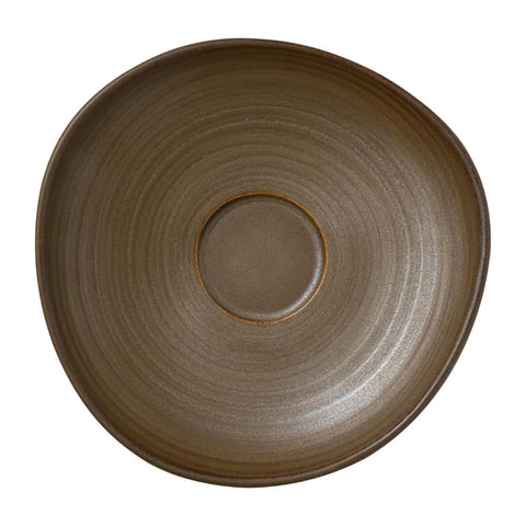 Steelite Patina Bronze Saucer 160mm (Pack of 12)