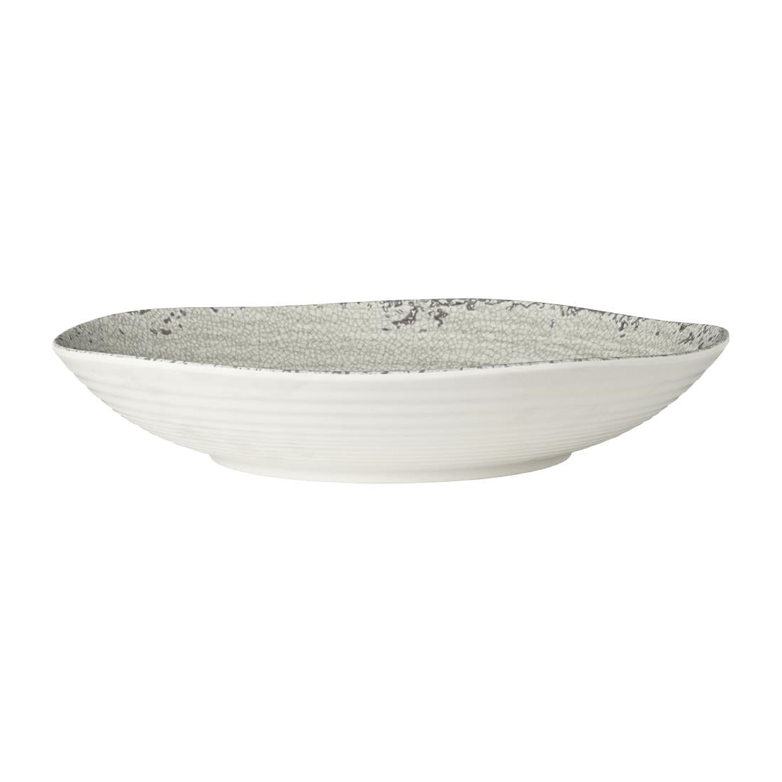 Steelite Pompeii Stone Medium Shallow Round Bowls 298x 67mm (6 Pack)