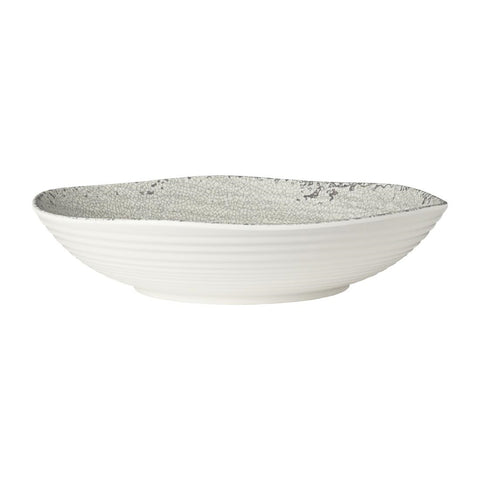 Steelite Pompeii Stone Large Shallow Round Bowls 359mm x 67mm (Pack of 4)