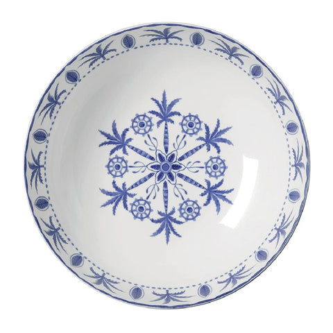 William Edwards Sultan's Garden Blue Large Bowl Coupe 230mm (Pack of 6)