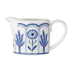 William Edwards Sultan's Garden Blue Milk Jug Stainless steel Coupe 220ml (12 Pack)