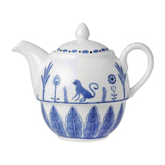 William Edwards Sultan's Garden Blue Tea For One Teapot Coupe 460ml (6 Pack)