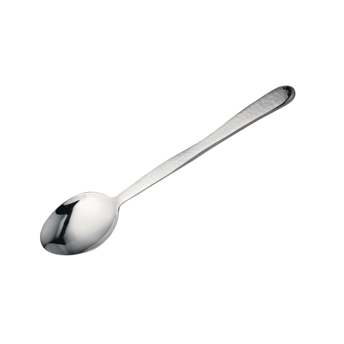 Steelite D.W. Haber Hammered Large Solid Serving Spoon 13" (6 Pack)