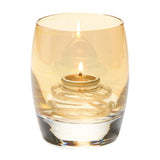 Steelite Contour Glass Votives Gold Lustre 95mm (12 Pack)