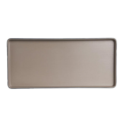 Steelite Baja Sandstone Rectangle Trays 330mm (Pack of 24)