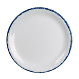 Steelite Blue Dapple Coupe Plates 203mm (12 Pack)