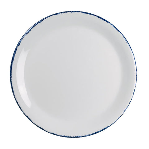 Steelite Blue Dapple Coupe Plates 254mm (Pack of 12)