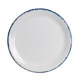 Steelite Blue Dapple Coupe Plates 152mm (12 Pack)