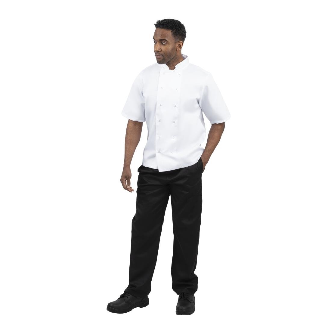 short sleeve chefs jacket