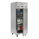 single door upright fridge