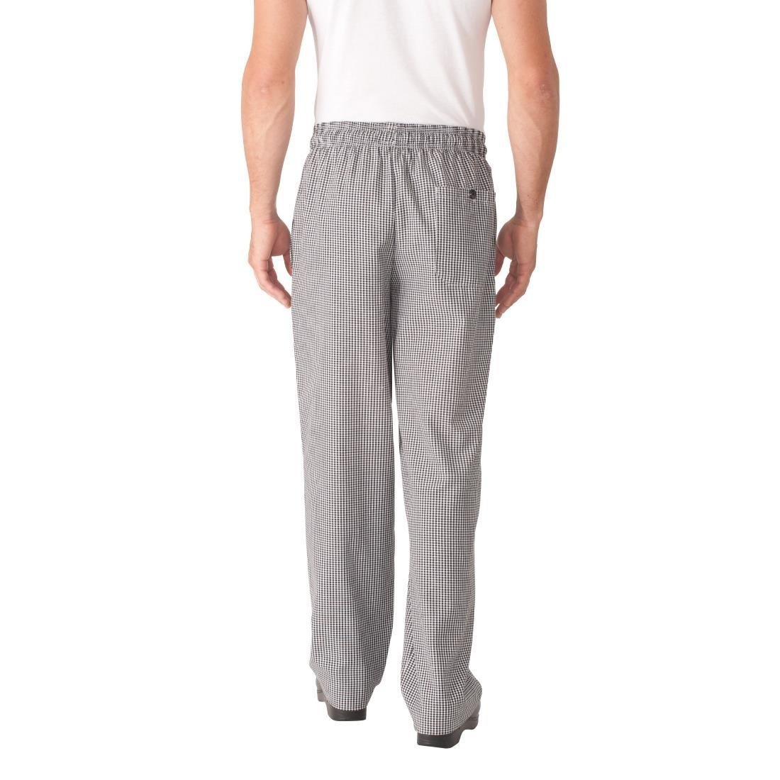 Chef Works Essential Baggy Pants Black Check 3XL
