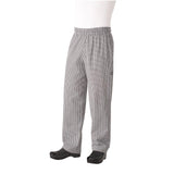 Chef Works Essential Baggy Pants Small Black Check XL