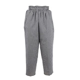 Chef Works Essential Baggy Pants Small Black Check XS