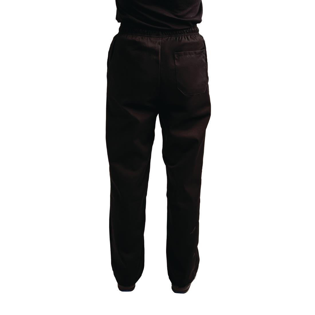 Whites EasyFit Chef Trousers Teflon Black XL