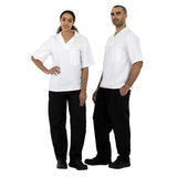 Unisex Bakers Shirt White M
