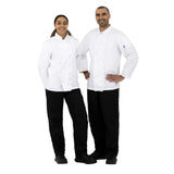 Whites Vegas Unisex Chefs Jacket Long Sleeve White L