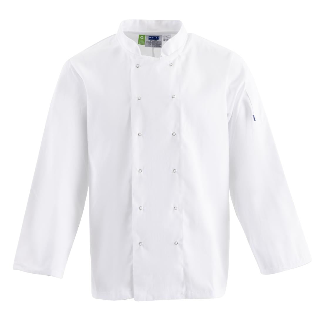 Whites Vegas Unisex Chef Jacket Long Sleeve White S
