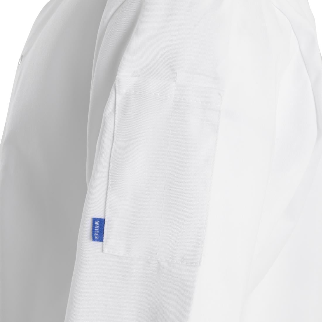 Whites Vegas Unisex Chef Jacket Long Sleeve White S