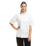 Whites Vegas Unisex Chef Jacket Short Sleeve White XS