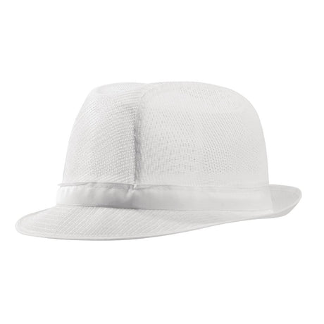 Trilby Hat White L