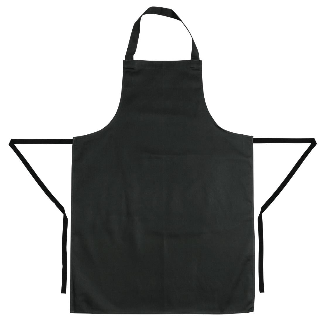 Whites Bib Aprons Black (5 Pack)