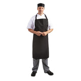 Whites Bib Aprons Black (5 Pack)