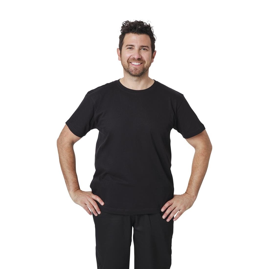 Unisex Chef T-Shirt Black L