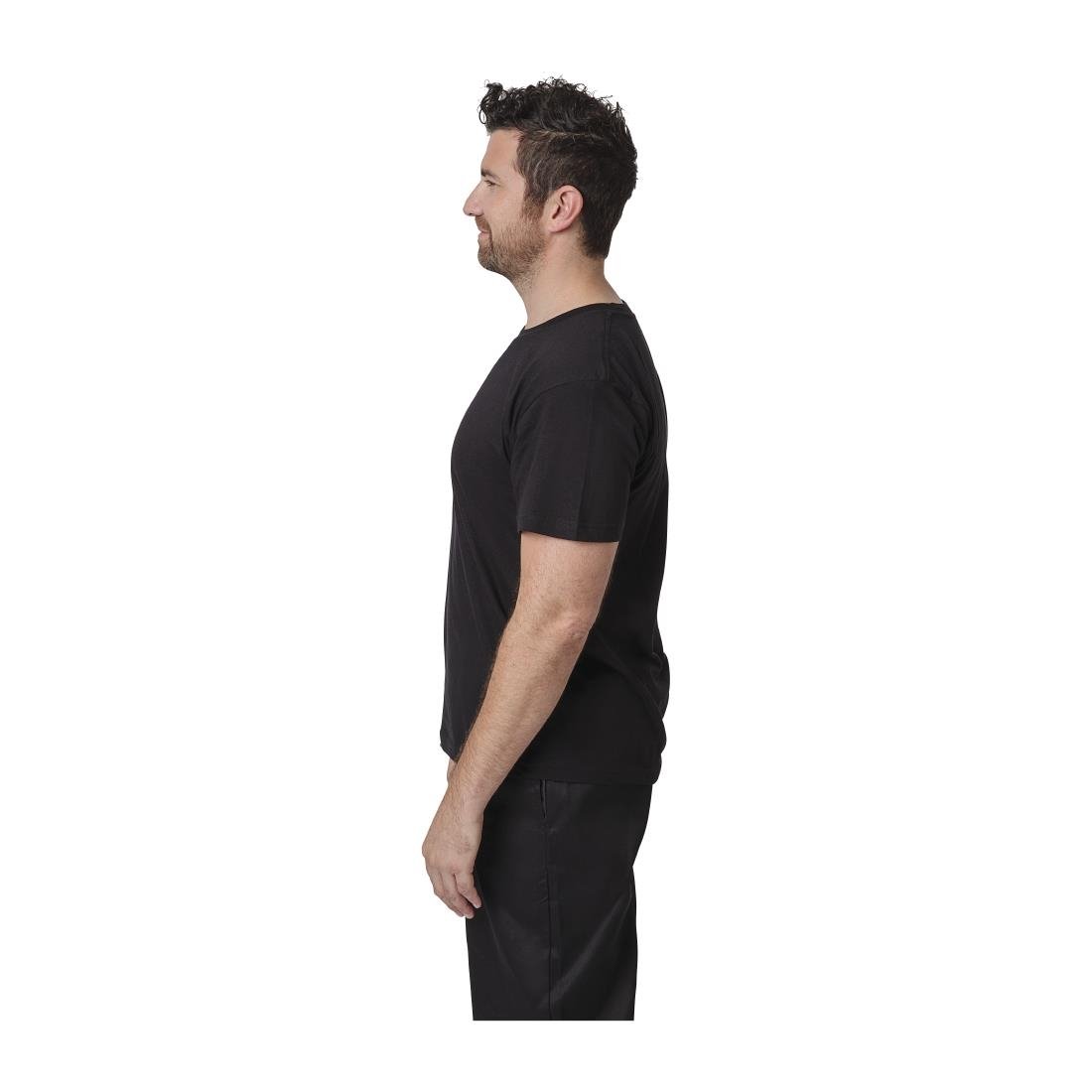 Unisex Chef T-Shirt Black L