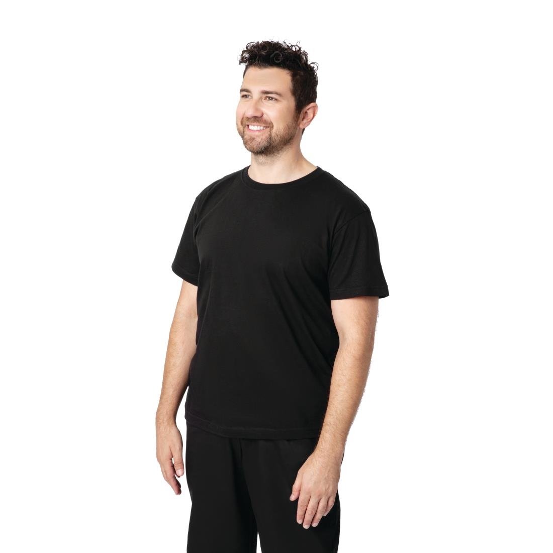 Unisex Chef T-Shirt Black L