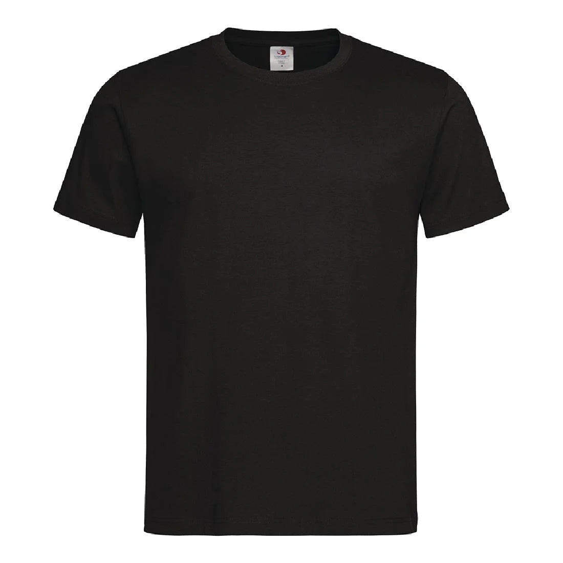 Nisbets Essentials T-Shirts Black Extra Large (2 Pack)