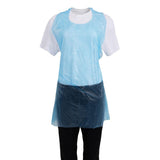 Disposable Bib Aprons Blue (100 Pack)