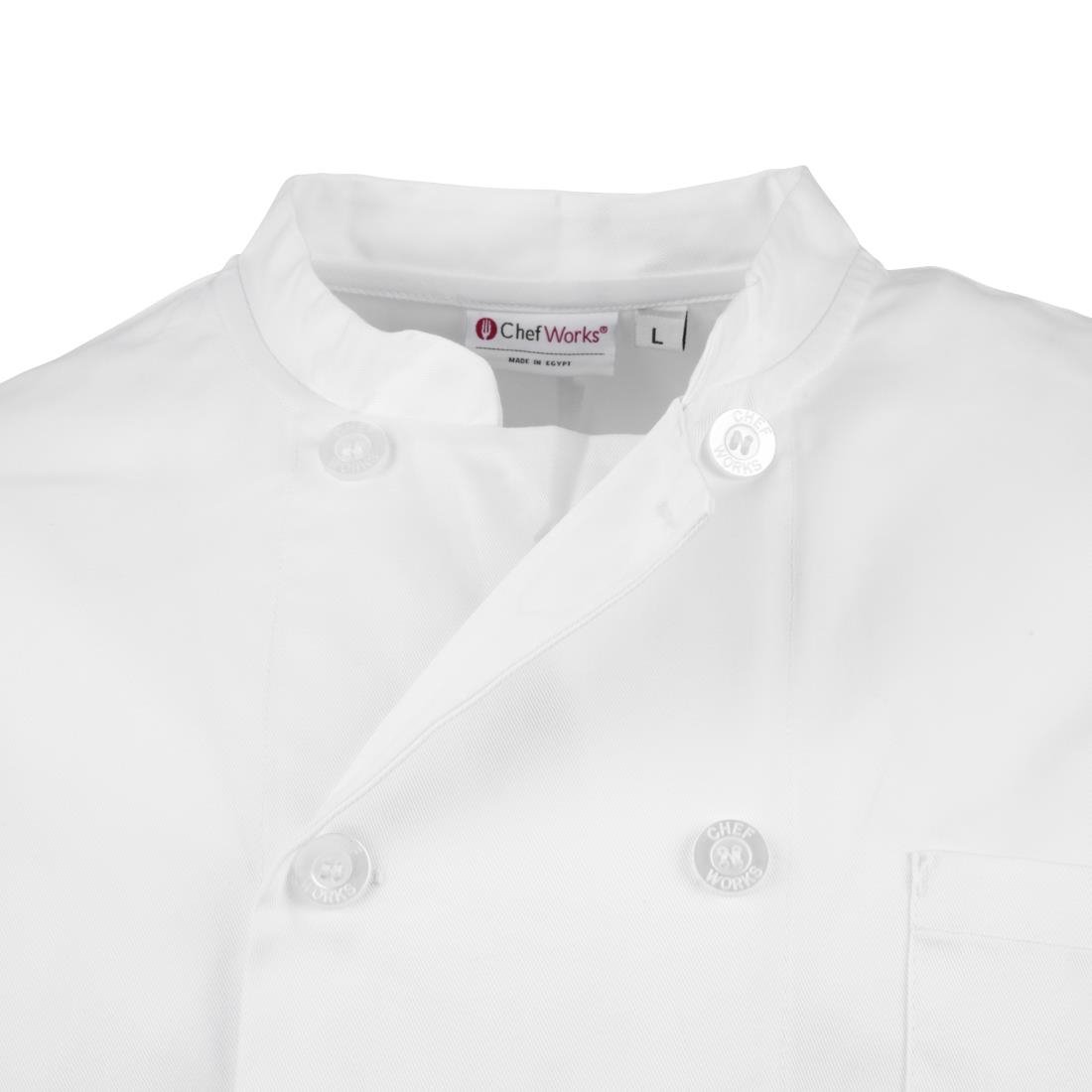 Chef Works Unisex Le Mans Chef Jacket White S