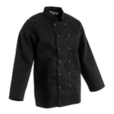 Whites Vegas Unisex Chef Jacket Long Sleeve Black XS