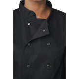 Whites Vegas Unisex Chef Jacket Long Sleeve Black M