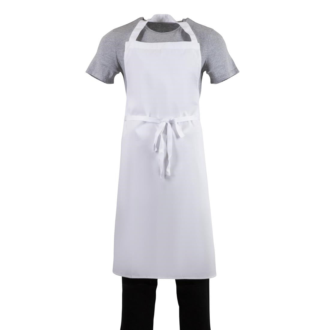 Whites Bib Apron Polycotton White XL