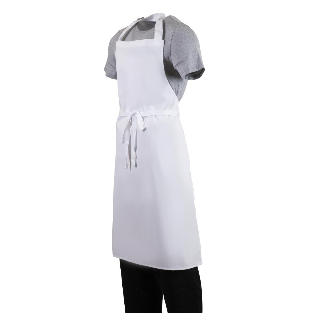 Whites Bib Apron Polycotton White XL