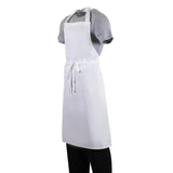 Whites Bib Apron Polycotton White XL