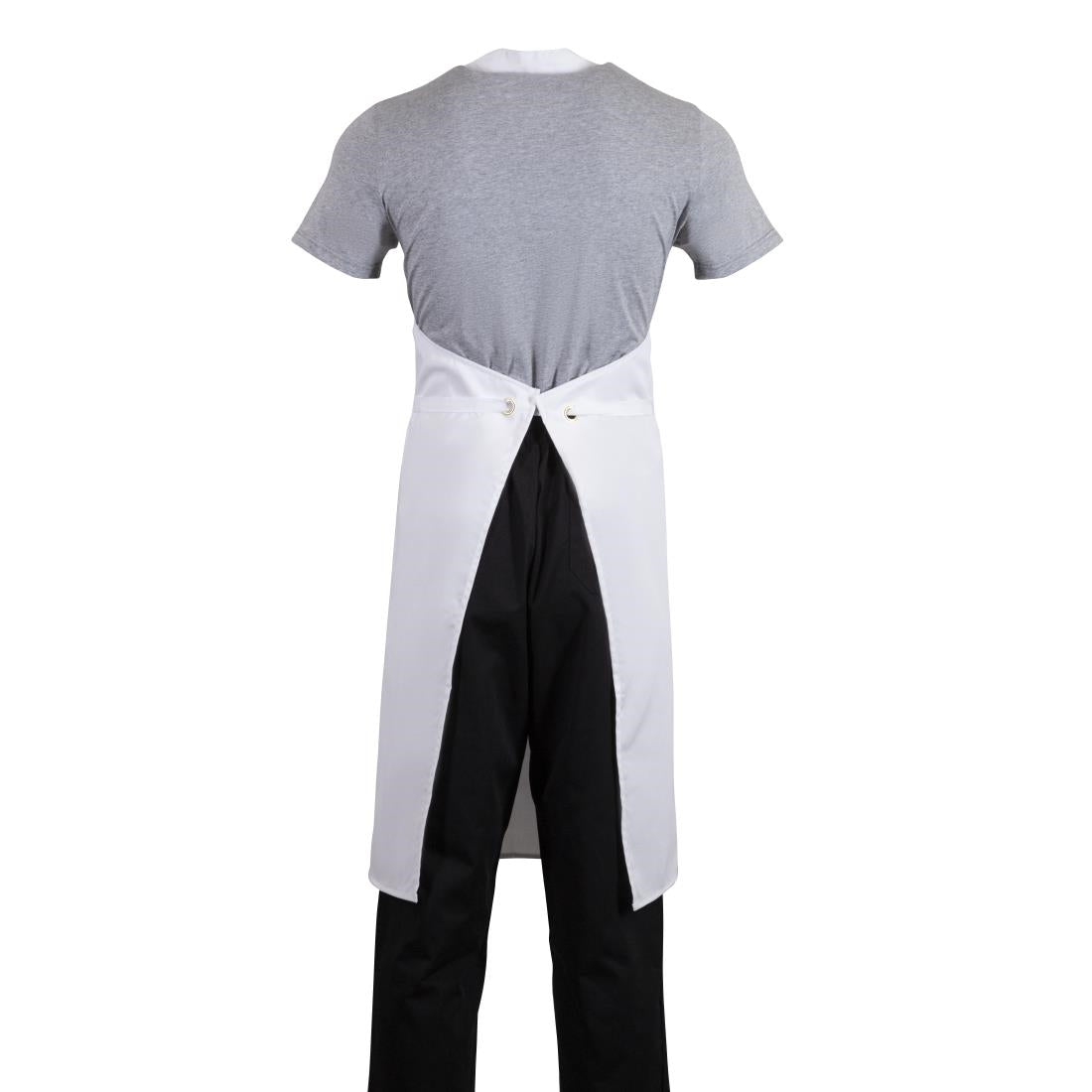 Whites Bib Apron Polycotton White XL