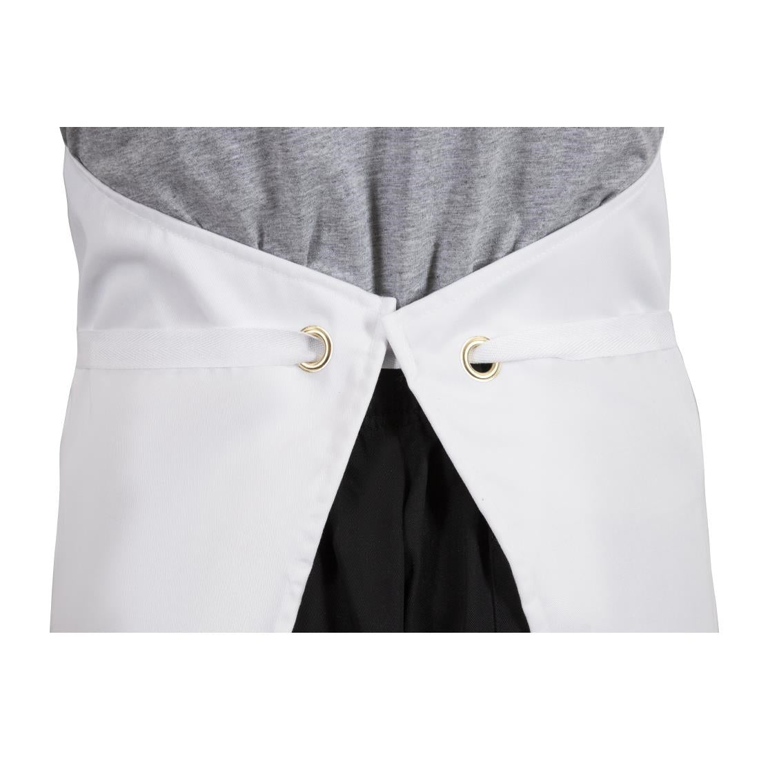 Whites Bib Apron Polycotton White XL