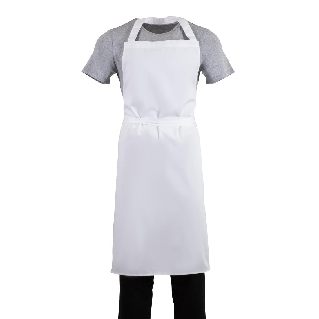 Whites Bib Apron Polycotton White XL
