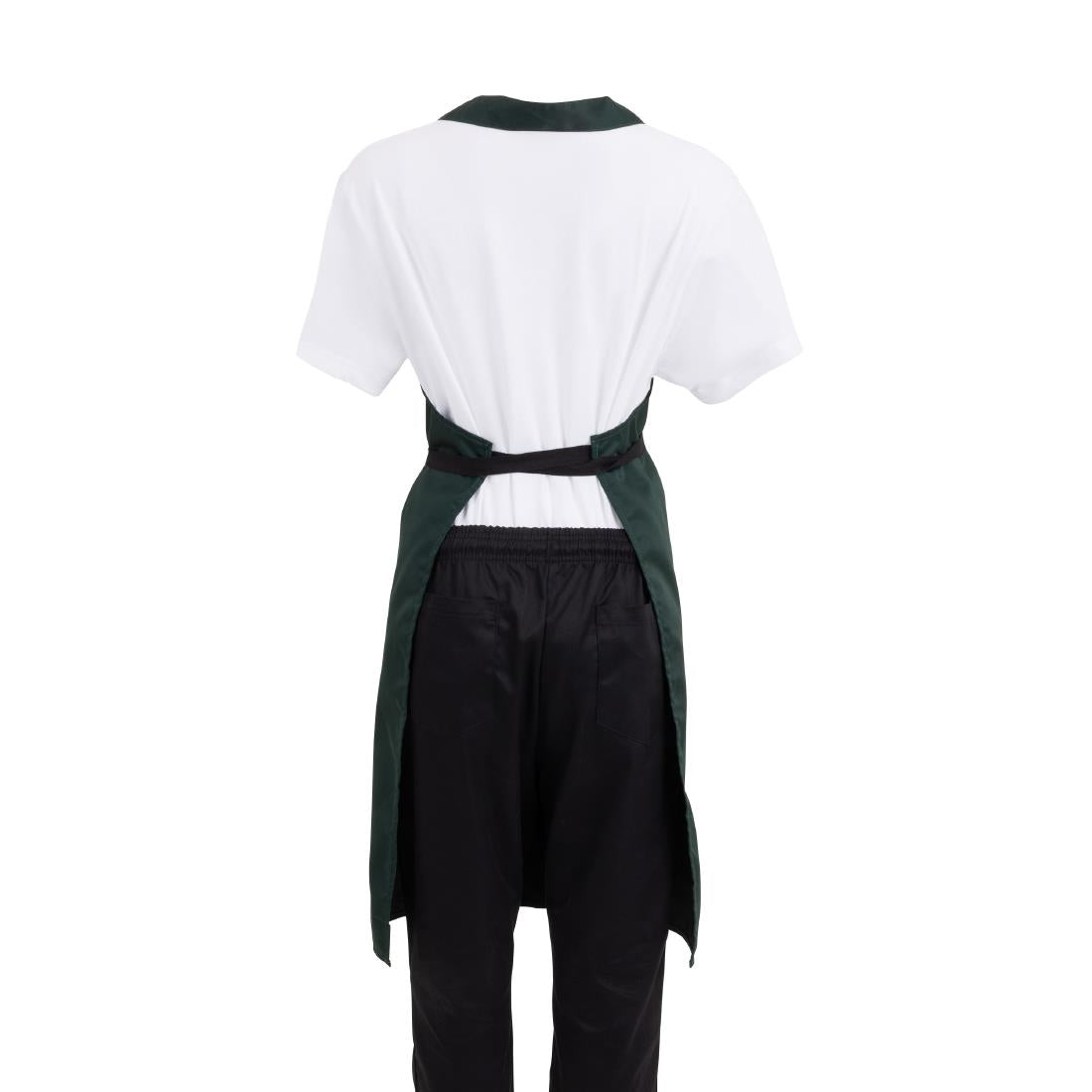 Whites Bib Apron Bottle Green