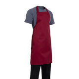 Whites Bib Apron Burgundy