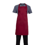 Whites Bib Apron Burgundy
