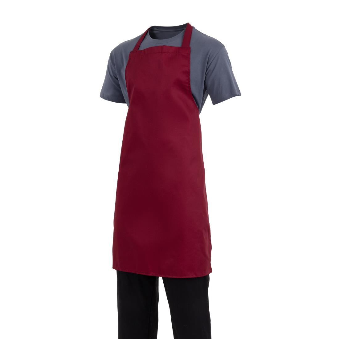 Whites Bib Apron Burgundy