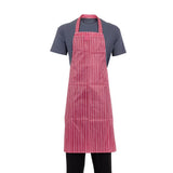 Whites Water Resistant Bib Apron Red/White